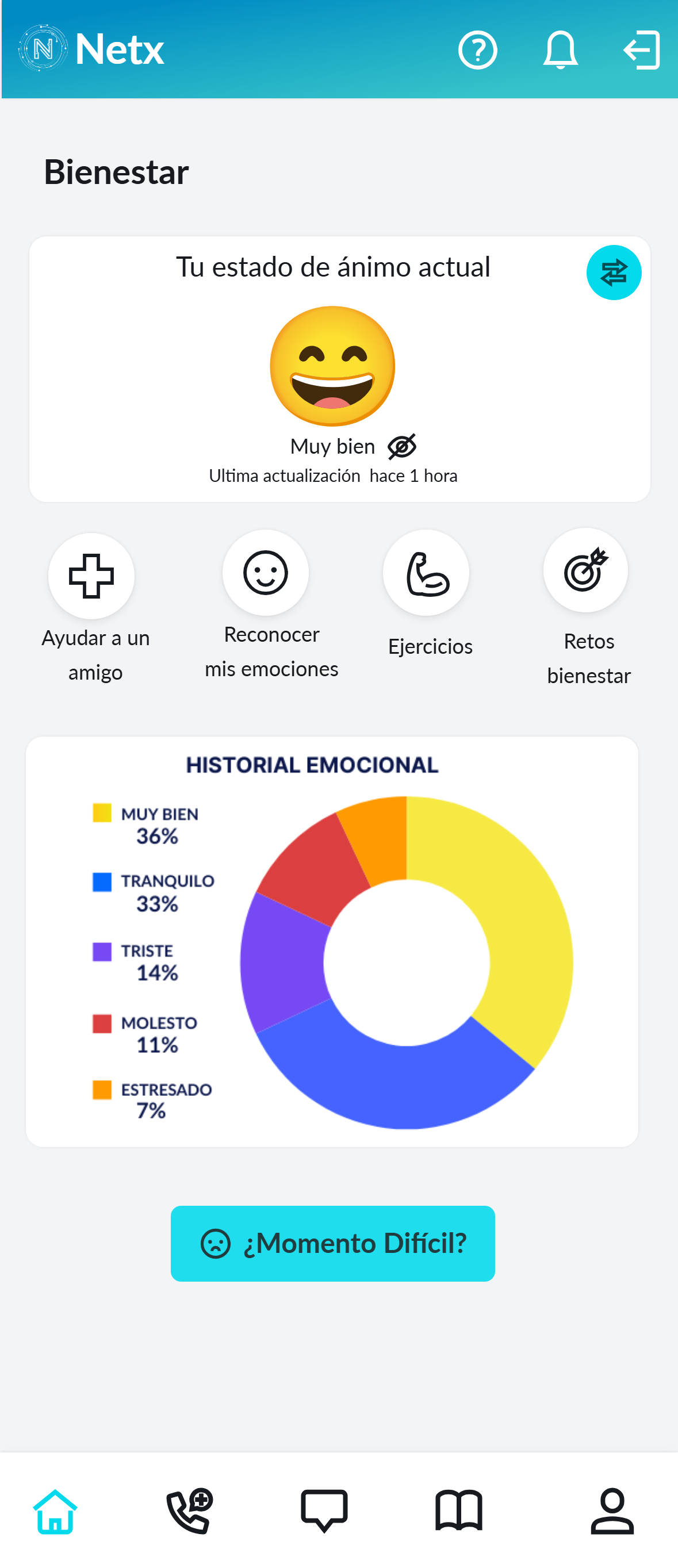 Vista estudiante